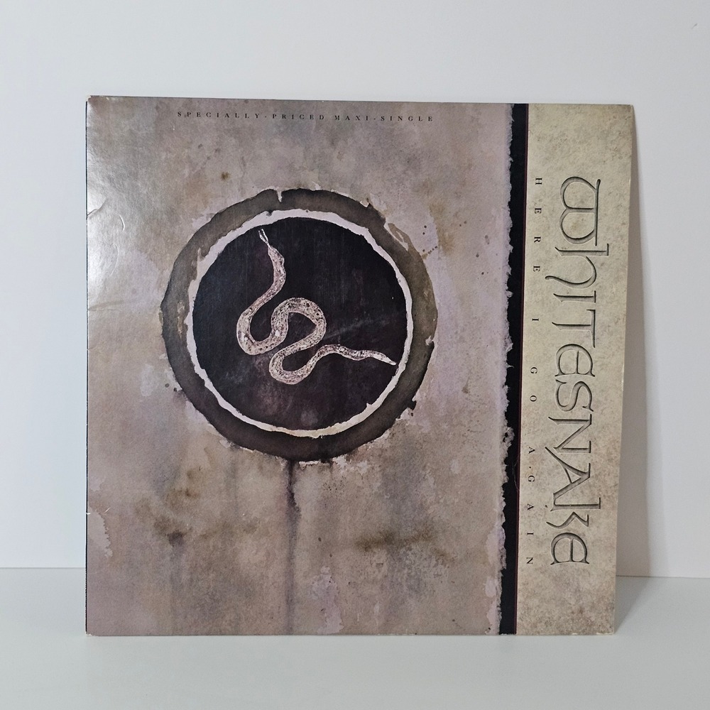 Whitesnake Here I Go Again 1987 12" Vinyl MaxiSingle Hairband Heavy Metal Record